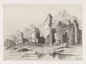 Ruine der Burg Brandenbourg von Martinus Antonius Kuytenbrouwer jr.
