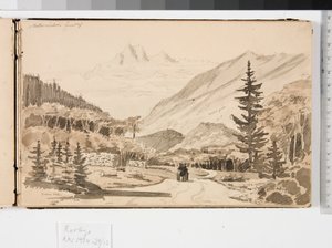 Alpenlandschaft von Martinus Rørbye