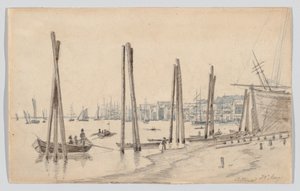 Die Küste von Altona von Osten aus gesehen von Martinus Rørbye