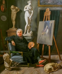 Der Maler Christian August Lorentzen von Martinus Rorbye