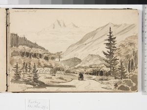 Alpenlandschaft von Martinus Rørbye