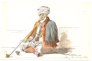 Ein türkischer Opiumraucher (Jaia Dervicha) in Chalkis