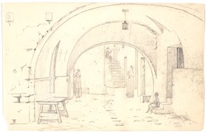 Straßenszene in Bari von Martinus Rørbye