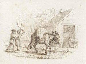 Illustration zu "Halvhundrede Fabler for Børn" von Hey von Martinus Rørbye