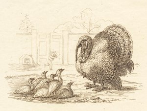 Illustration zu "Halvhundrede Fabler for Børn" von Hey von Martinus Rørbye