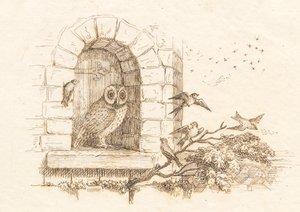 Illustration zu "Halvhundrede Fabler for Børn" von Hey von Martinus Rørbye