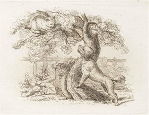Illustration zu "Halvhundrede Fabler for Børn" von Hey von Martinus Rørbye