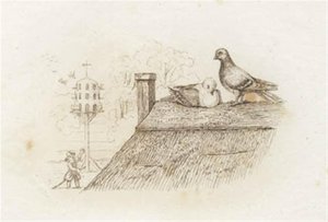 Illustration zu "Halvhundrede Fabler for Børn" von Hey von Martinus Rørbye