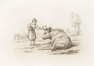 Illustration zu "Halvhundrede Fabler for Børn" von Hey von Martinus Rørbye