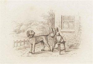 Illustration zu "Halvhundrede Fabler for Børn" von Hey von Martinus Rørbye