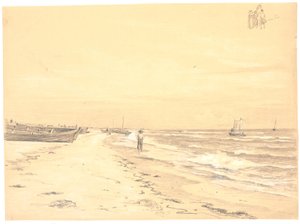 Teil von Sønderstrand, Skagen von Martinus Rørbye