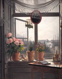 Blick aus dem Fenster des Künstlers