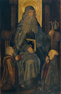 Heiliger Antonius der Abt und Stifter von Martín Bernat