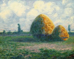Die Heuhaufen (die Pampa von heute) von Martín Malharro
