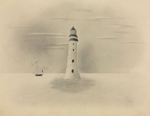 Eddystone-Leuchtturm, 1840 von Mary Altha Nims