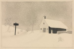 Schneesturm in Vermont von Mary Altha Nims