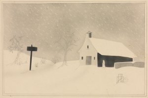 Schneesturm in Vermont von Mary Altha Nims