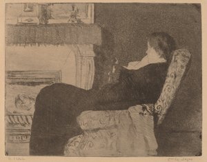 Vor dem Kamin Nr. 1, ca. 1882 von Mary Cassatt