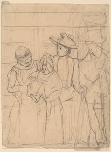 Im Omnibus [recto] von Mary Cassatt