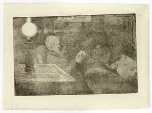 Herr und Frau Cassatt beim Lesen von Mary Cassatt