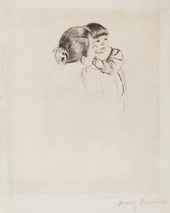 Bäuerin mit Kind, ca. 1894 von Mary Cassatt