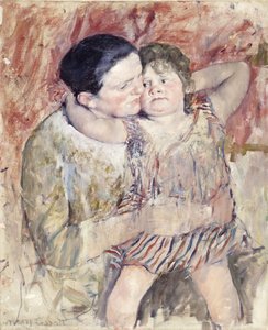 Frau und Kind von Mary Cassatt
