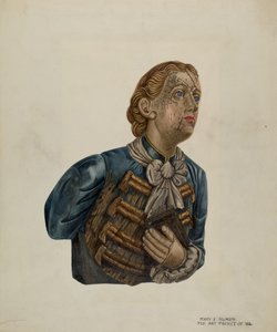 Galionsfigur von Bark George, ca. 1939 von Mary E Humes