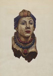 Indische Prinzessin Galionsfigur, ca. 1938