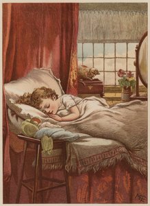 Kind schläft im Bett von Mary Ellen Edwards