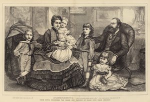 Ihre Königlichen Hoheiten der Prinz und die Prinzessin von Wales mit ihren Kindern