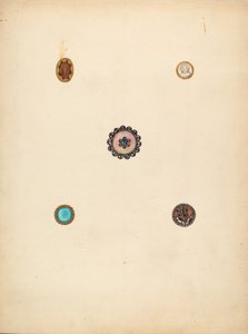Knöpfe, ca. 1940 von Mary Fitzgerald
