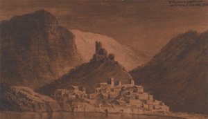 Tournon gegenüber von Teint am Rhone von Mary Harcourt
