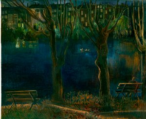 Der Teich; South End Green, 2011 von Mary Kuper