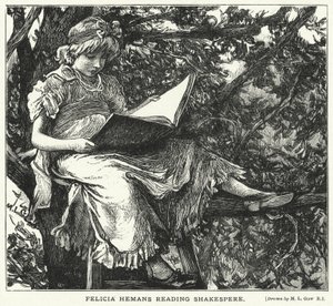Felicia Hemans liest Shakespeare von Mary L. Gow