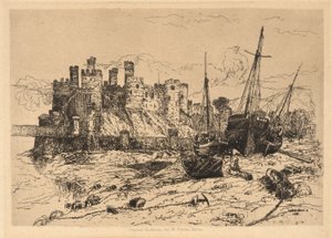 Conway Castle, Wales von Mary Nimmo Moran