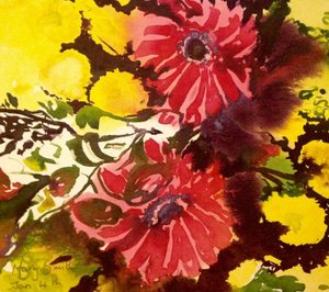 Gerbera von Mary Smith