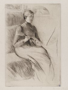La Mandoline von Mary Stevenson Cassatt