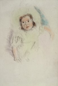 Margot mit einer Haube von Mary Stevenson Cassatt