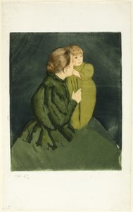 Bäuerin mit Kind, ca. 1895 von Mary Stevenson Cassatt