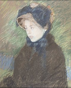 Porträt eines jungen Mädchens, ca. 1880 von Mary Stevenson Cassatt