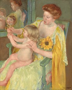 Frau mit Sonnenblume, ca. 1905