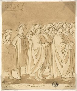 Prozession von Figuren von Masaccio