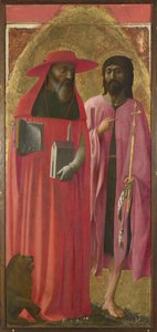 Heilige Hieronymus und Johannes der Täufer, ca. 1428-1429