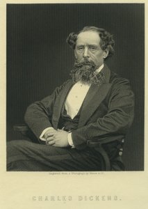 Charles Dickens, Porträt nach einem Foto von Herbert Watkins