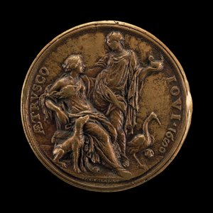 Allegorie der Wachsamkeit und Loyalität [Rückseite], 1680 von Massimiliano Soldani