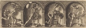 Die verschiedenen Porträts und Figuren X von Master AD