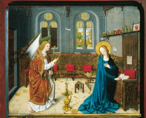 Die Verkündigung, aus den Geschichten aus dem Leben Marias von Master Aachen