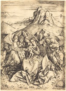 Die Rast auf der Flucht nach Ägypten von Master BM