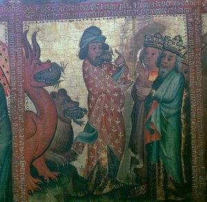 Tafel vierundvierzig des Altars der Apokalypse, 15. Jahrhundert von Master Bertram of Hamburg
