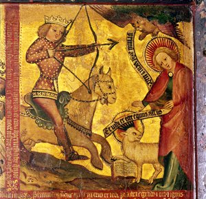 Der erste Reiter, identifiziert mit dem römischen Kaiser Gaius